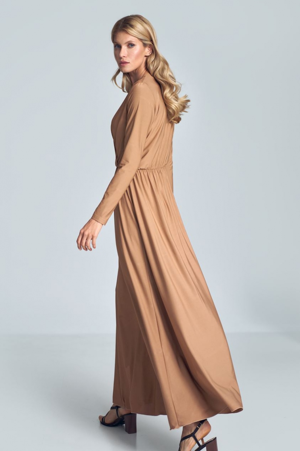 Sukienka Model M705 Beige - Figl147928 - Beżowy - obrazek 2
