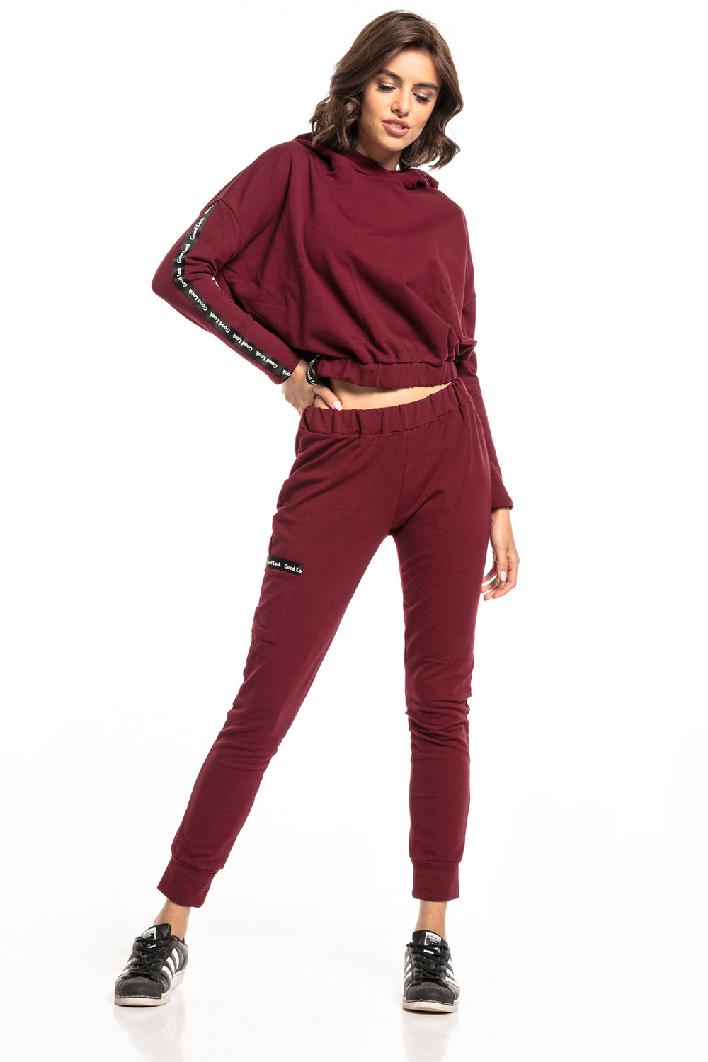Bluza Damska Model T331/8 Bordo - Tessita148151 - Czerwony