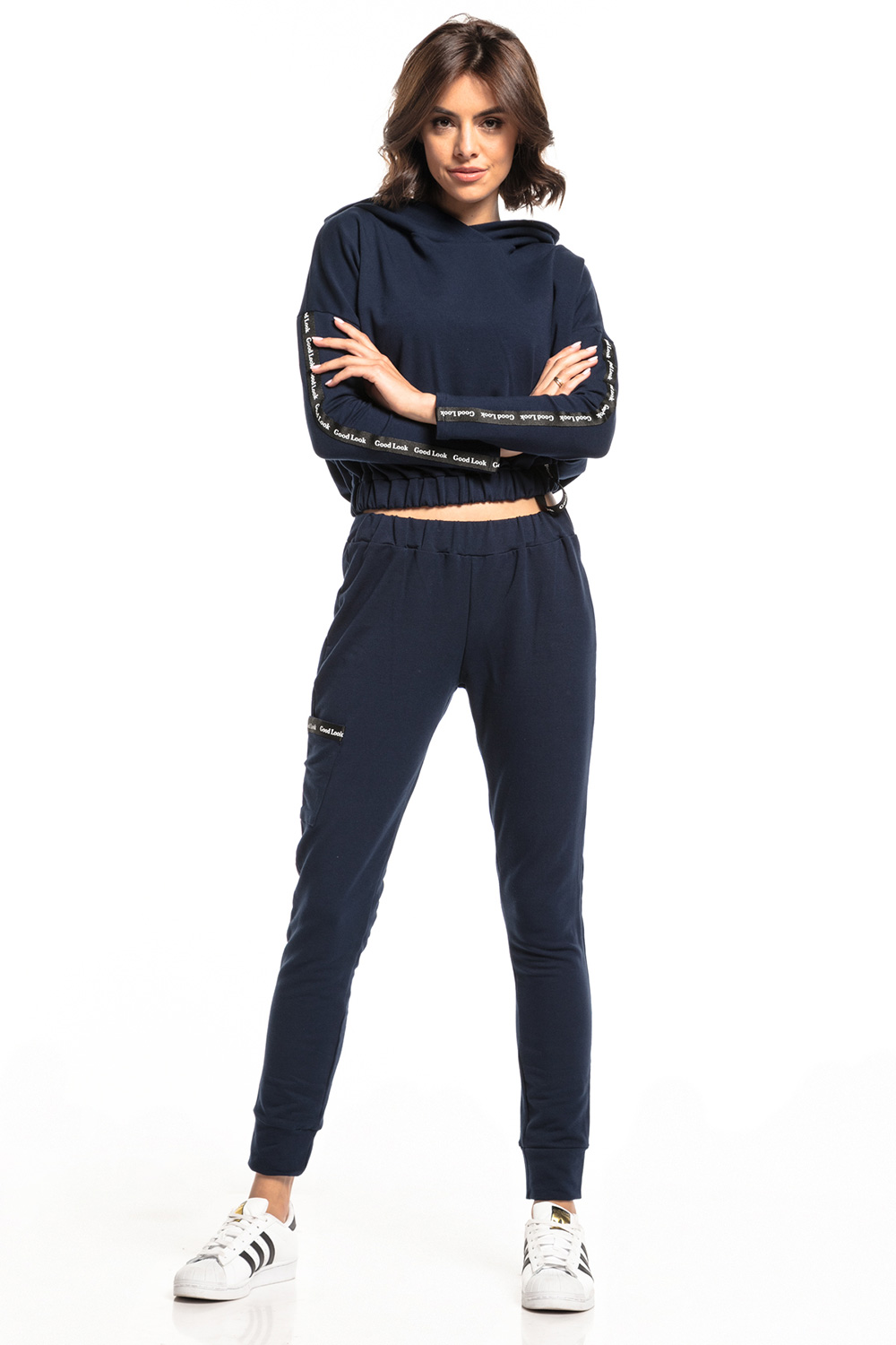 Bluza Damska Model T331/4 Navy - Tessita148153 - Granatowy