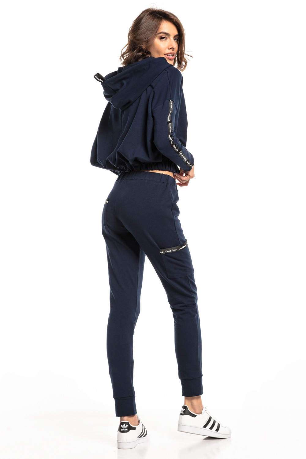 Bluza Damska Model T331/4 Navy - Tessita148153 - Granatowy - obrazek 2