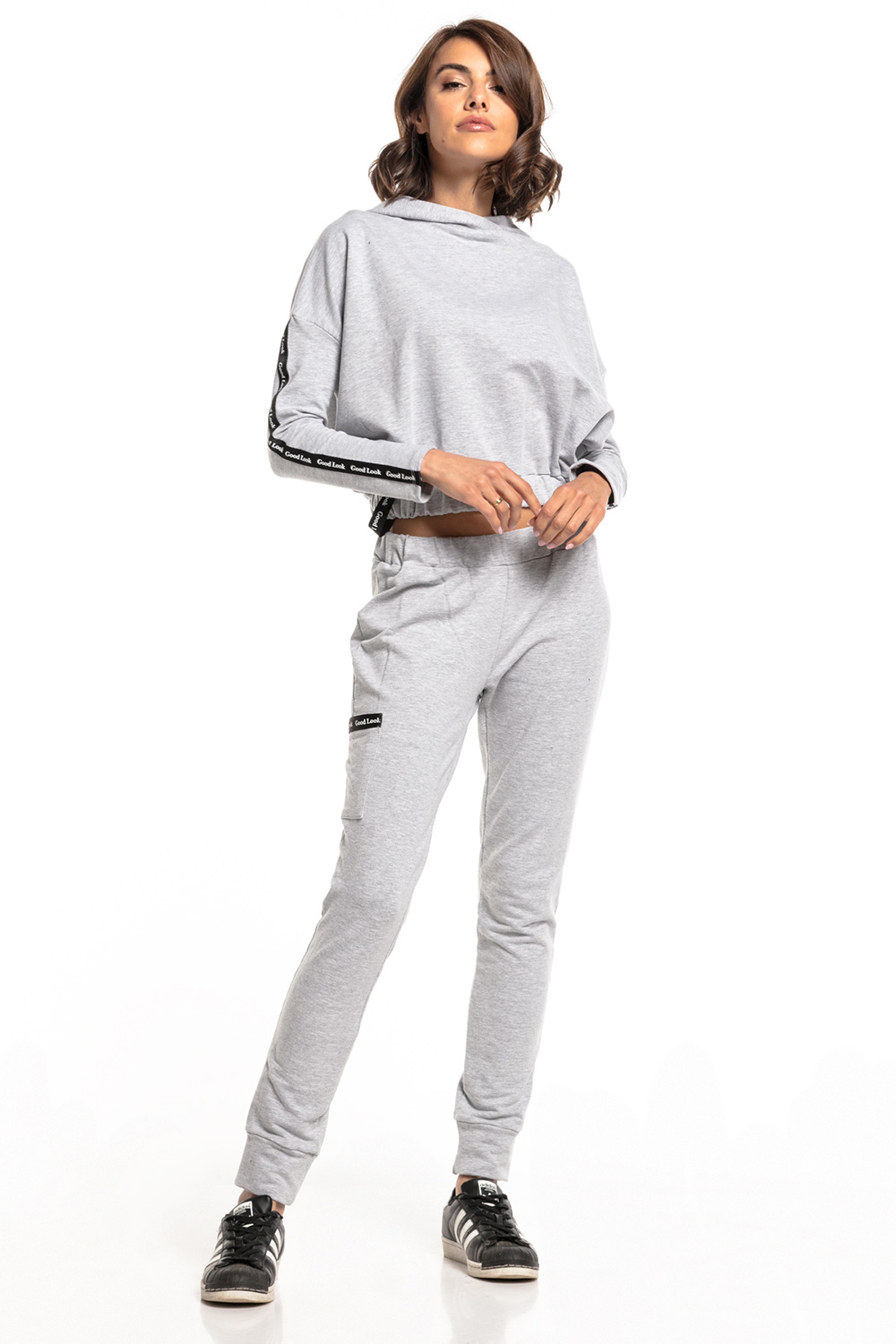 Spodnie Damskie Model T330/2 Light Grey - Tessita148160 - Szary