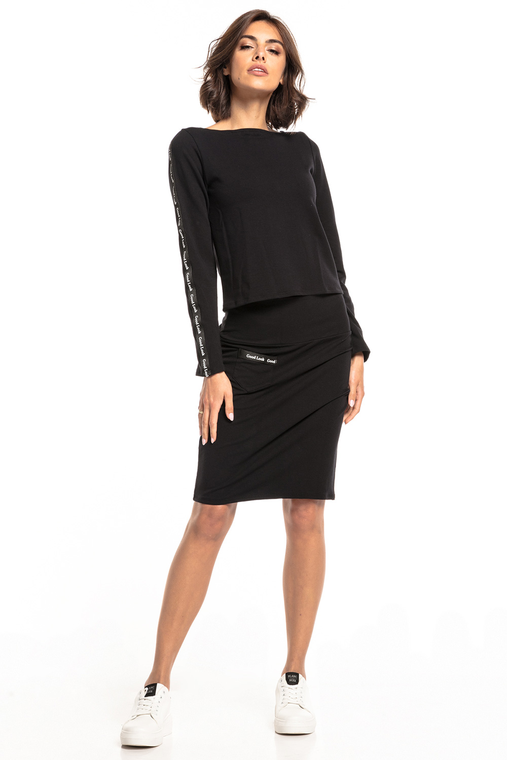 Bluza Damska Model T328/7 Black - Tessita148167 - Czarny