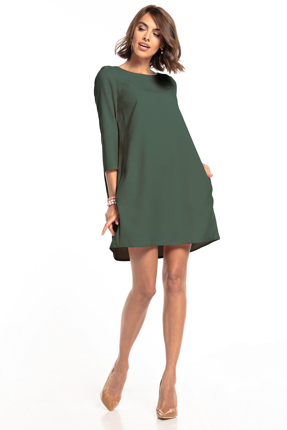 Sukienka Model T326/14 Khaki - Tessita148180 - Zielony