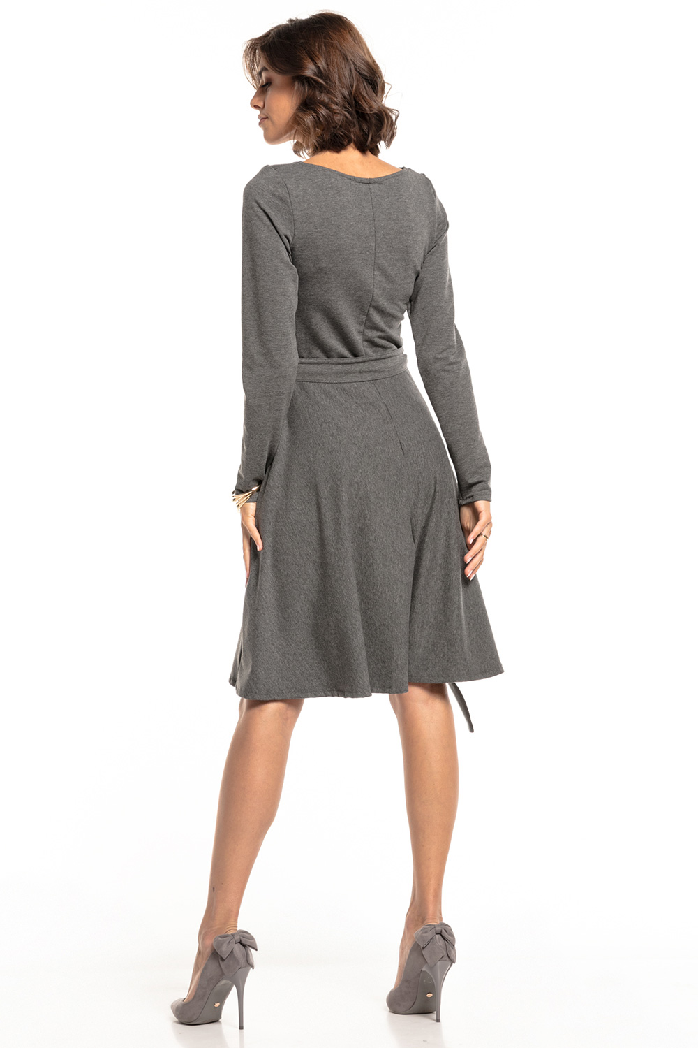 Sukienka Model T323/2 Grey - Tessita148202 - Szary - obrazek 2