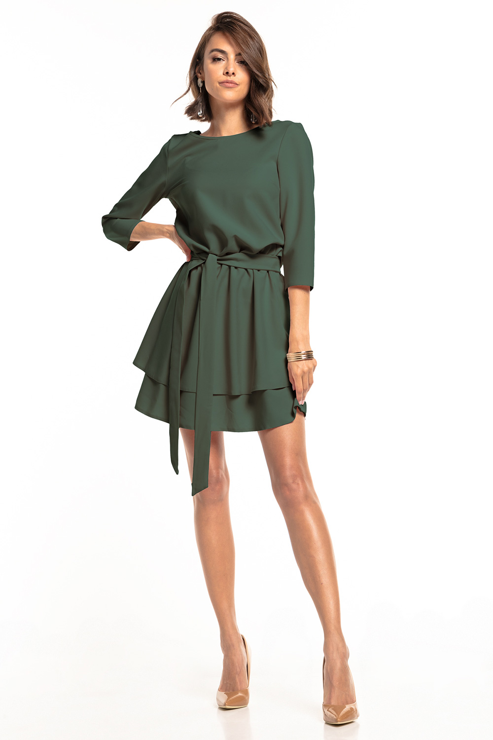 Sukienka Model T320/14 Khaki - Tessita148220 - Zielony