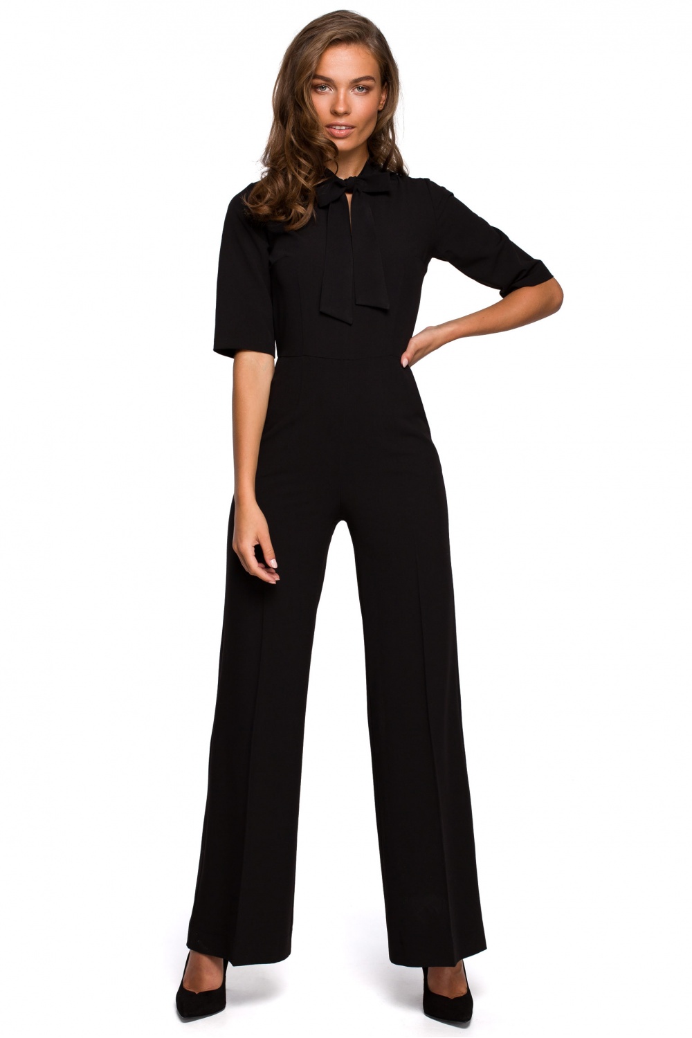 Kombinezon Damski Model S243 Black - Stylove149224 - Czarny