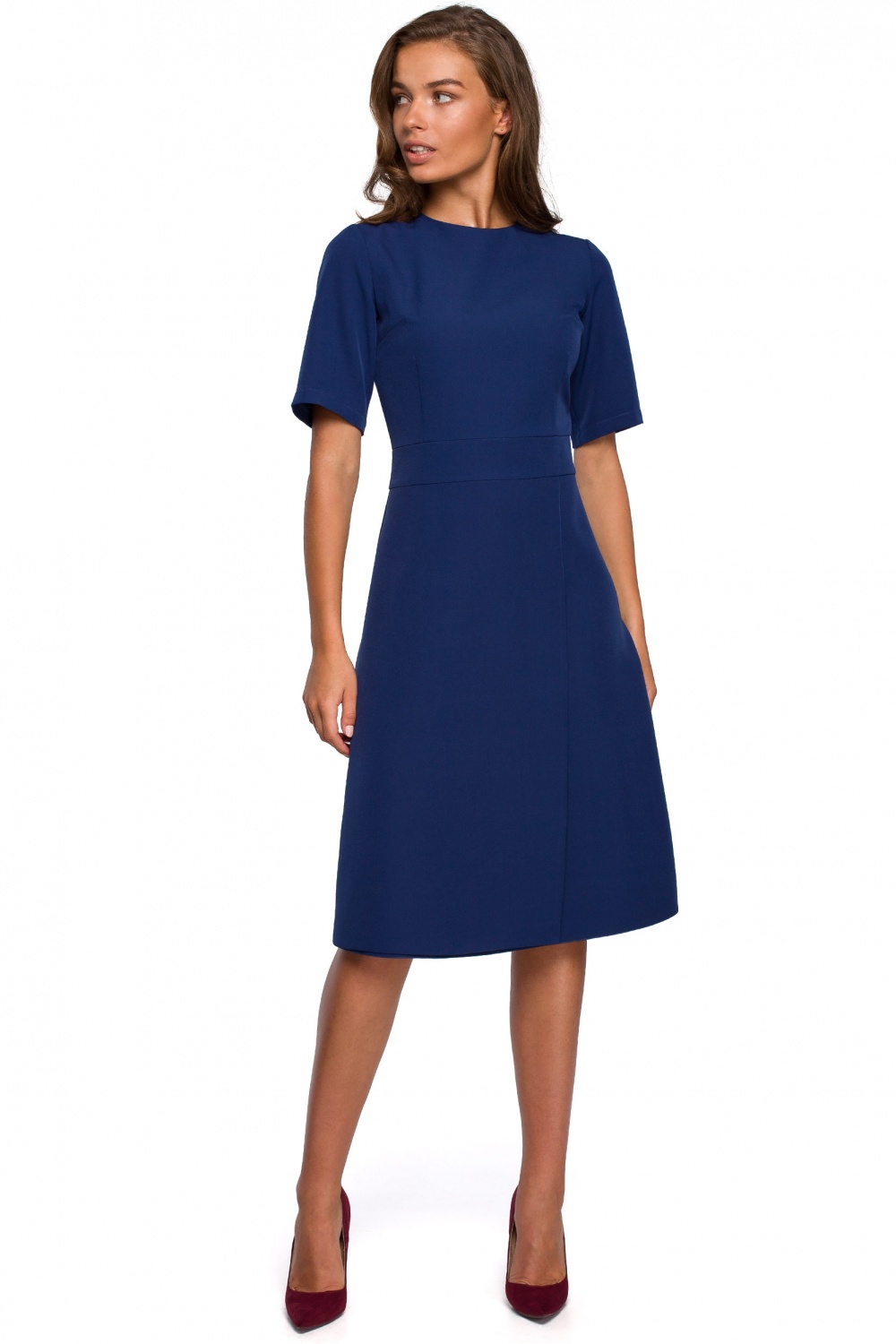 Sukienka Model S240 Navy - Stylove149234 - Granatowy