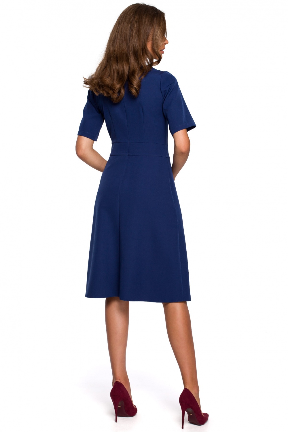 Sukienka Model S240 Navy - Stylove149234 - Granatowy - obrazek 2