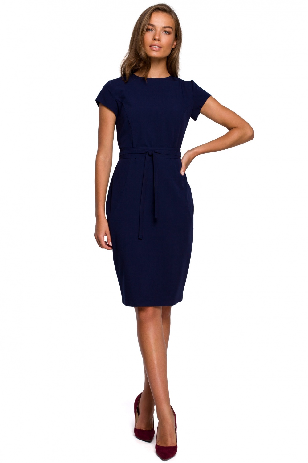 Sukienka Model S239 Navy - Stylove149238 - Granatowy