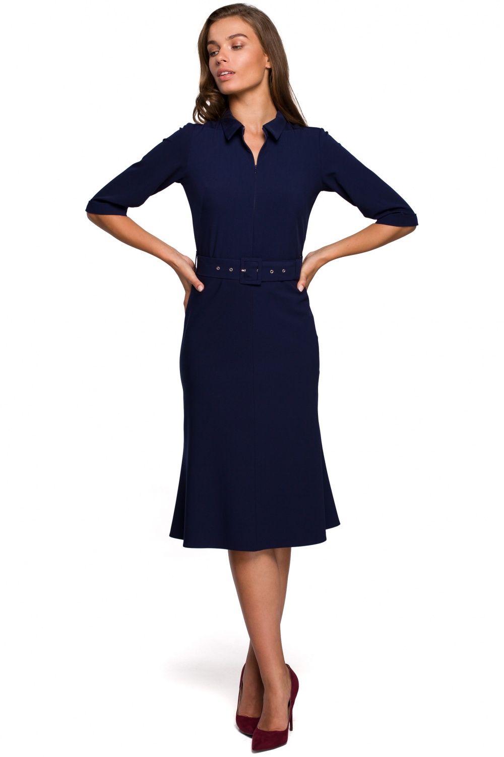 Sukienka Model S231 Navy - Stylove149264 - Granatowy
