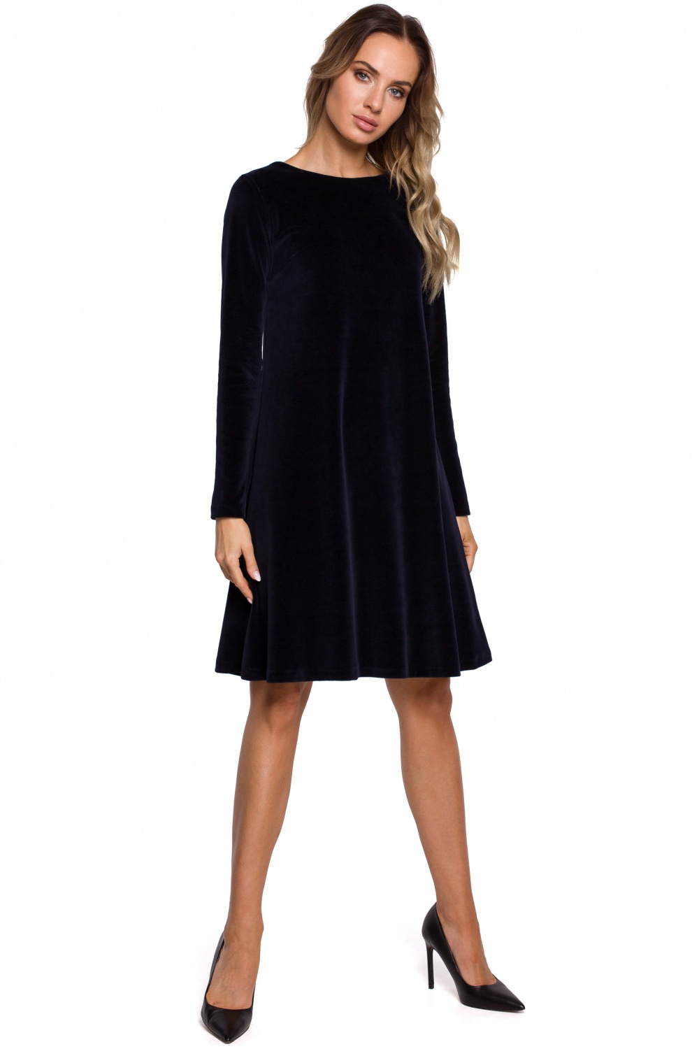 Sukienka Model MOE566 Navy - Moe149954 - Granatowy