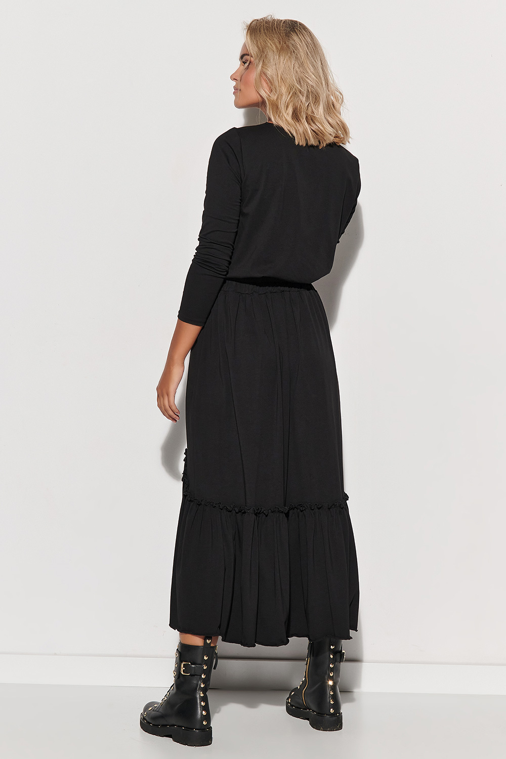 Sukienka Model M573 Black - Makadamia150096 - Czarny - obrazek 2