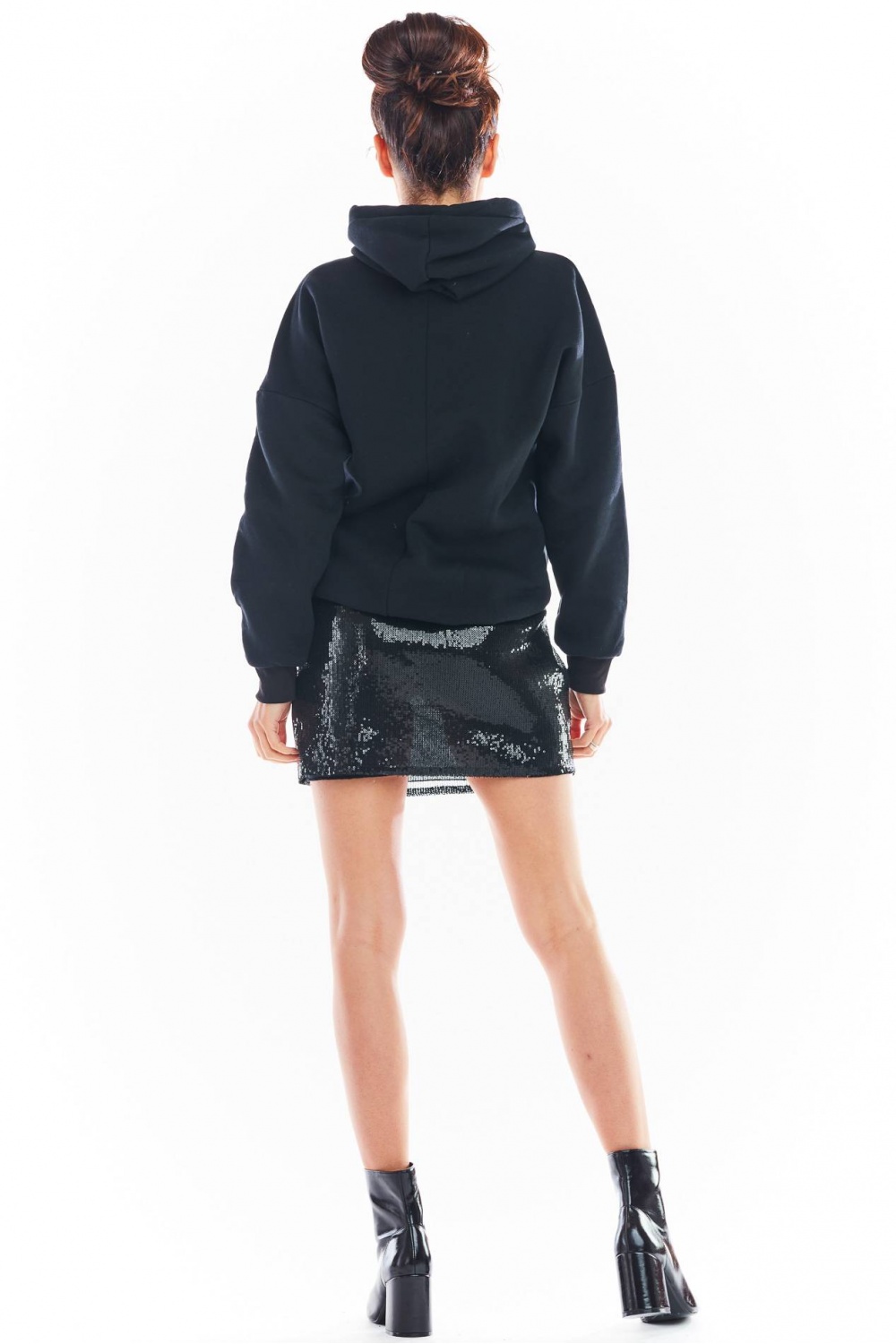 Spódnica Model A403 Cekiny Black - awama150750 - Czarny - obrazek 3