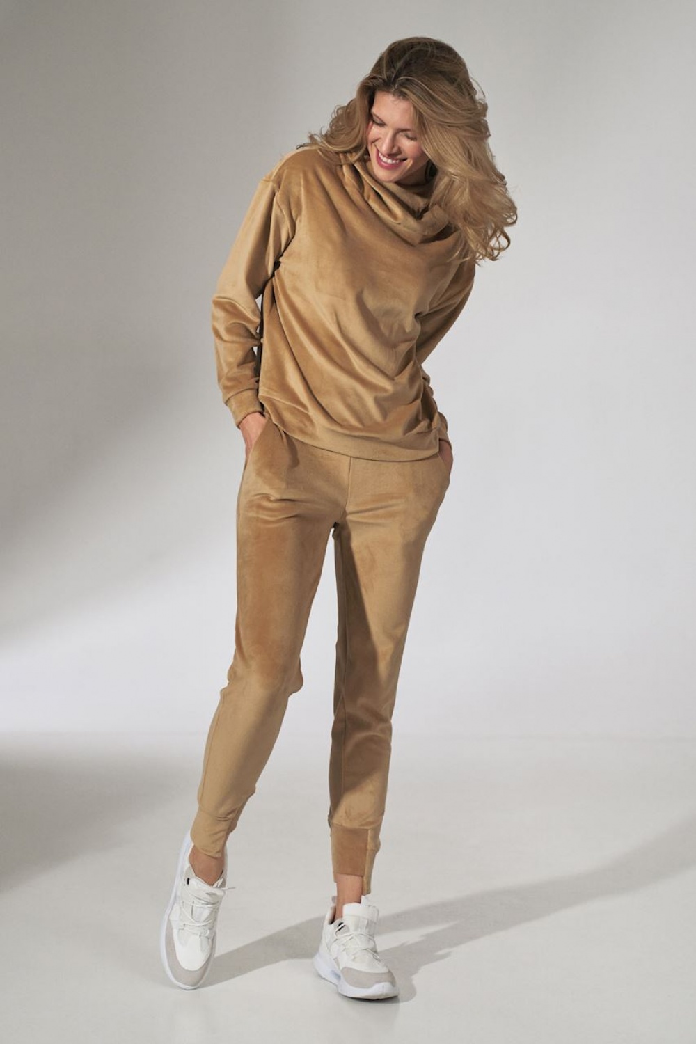 Bluza Damska Model M745 Beige - Figl151808 - Beżowy - obrazek 2