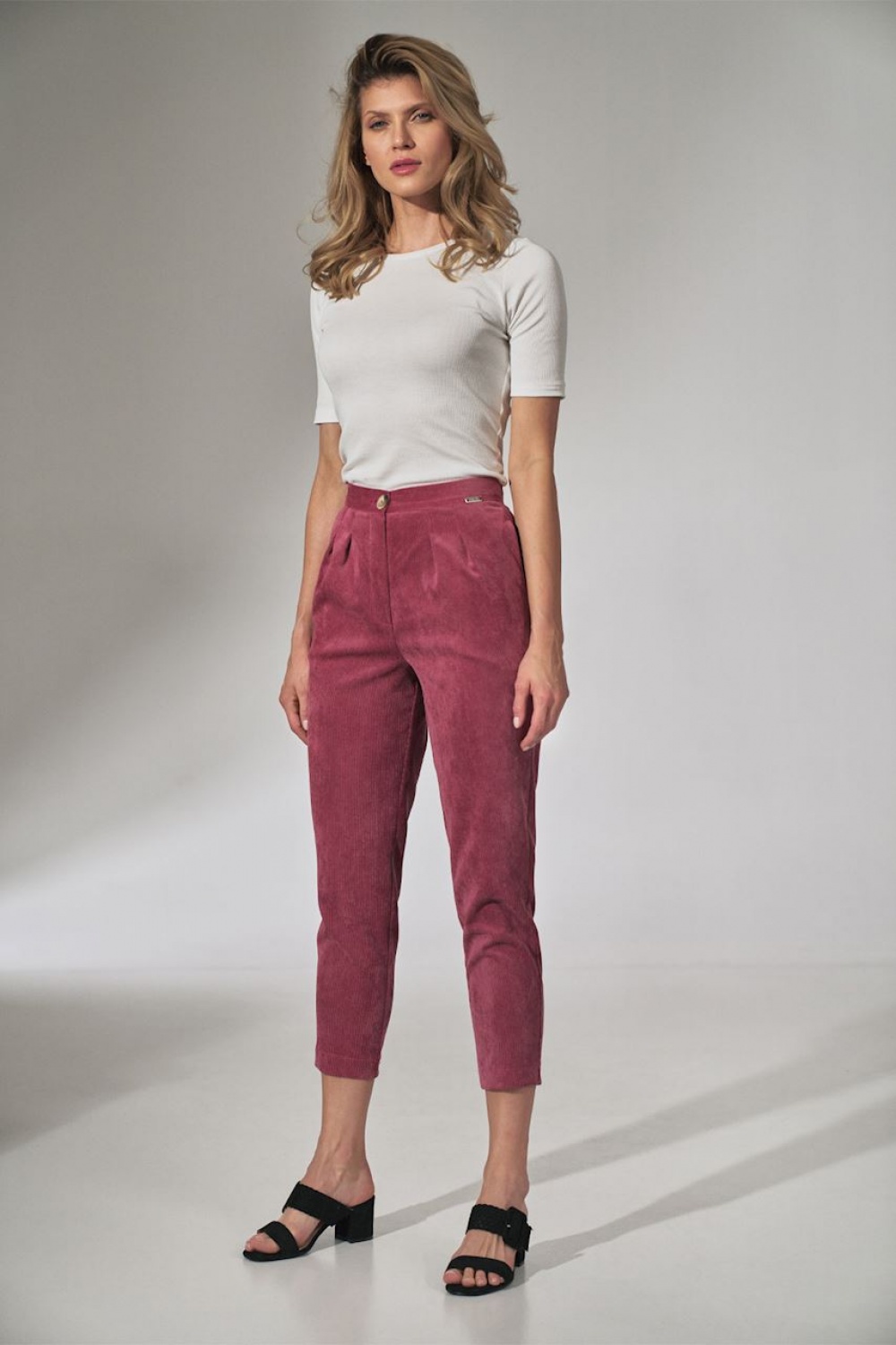 Spodnie Damskie Model M742 Pink - Figl151821 - Różowy