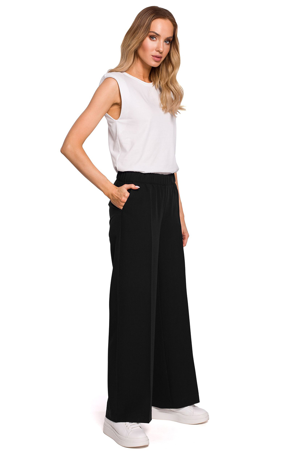 Spodnie Damskie Model MOE570 Black - Moe152653 - Czarny