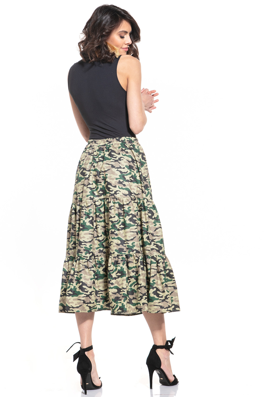 Spódnica Model T345/5 Dark Moro - Tessita152857 - Wielokolorowy - obrazek 2