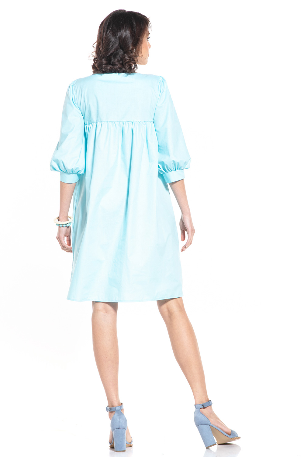 Sukienka Model T342/4 Light Blue - Tessita152877 - Niebieski - obrazek 2