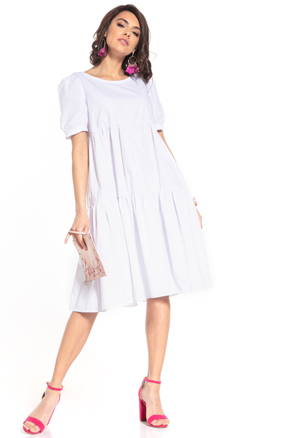 Sukienka Model T338/1 White - Tessita152917 - Biały