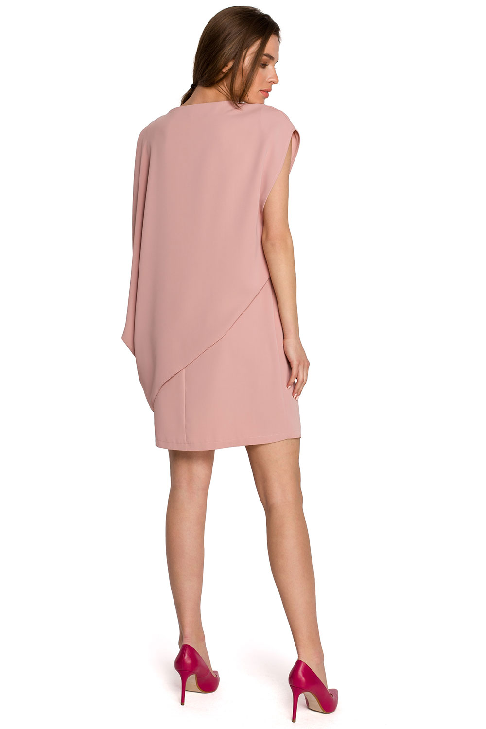 Sukienka Model S262 Powder Pink - Stylove154074 - Różowy - obrazek 2