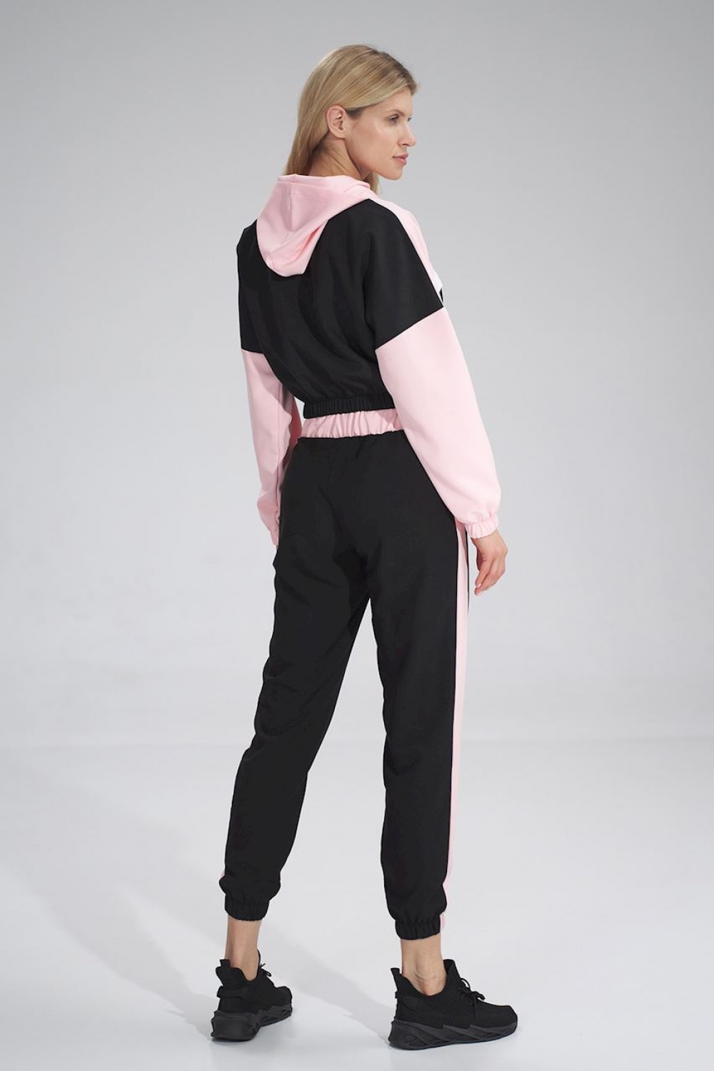 Bluza Damska Model M757 Black/Pink - Figl154677 - Wielokolorowy - obrazek 3