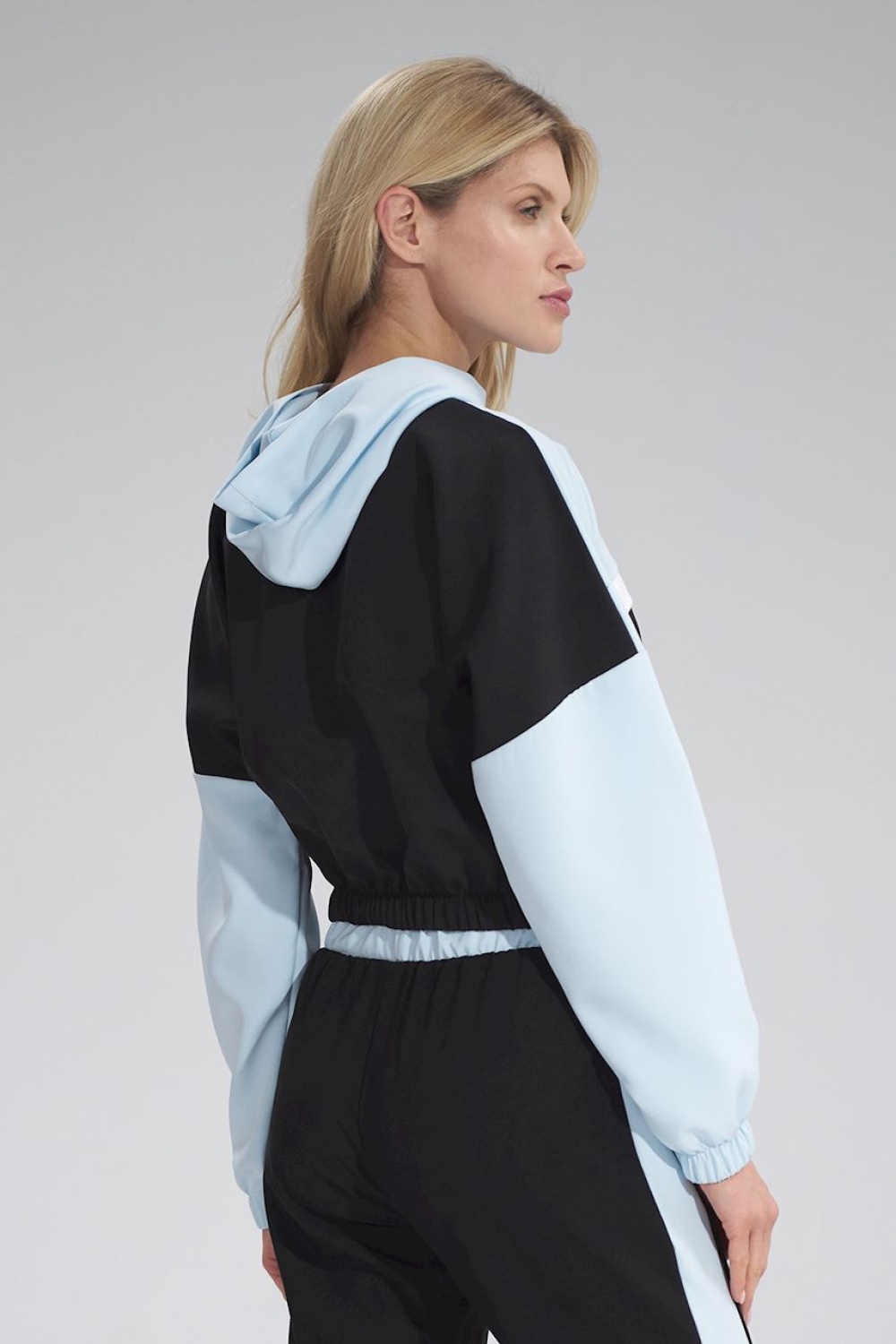 Bluza Damska Model M757 Black/Blue - Figl154678 - Wielokolorowy - obrazek 3