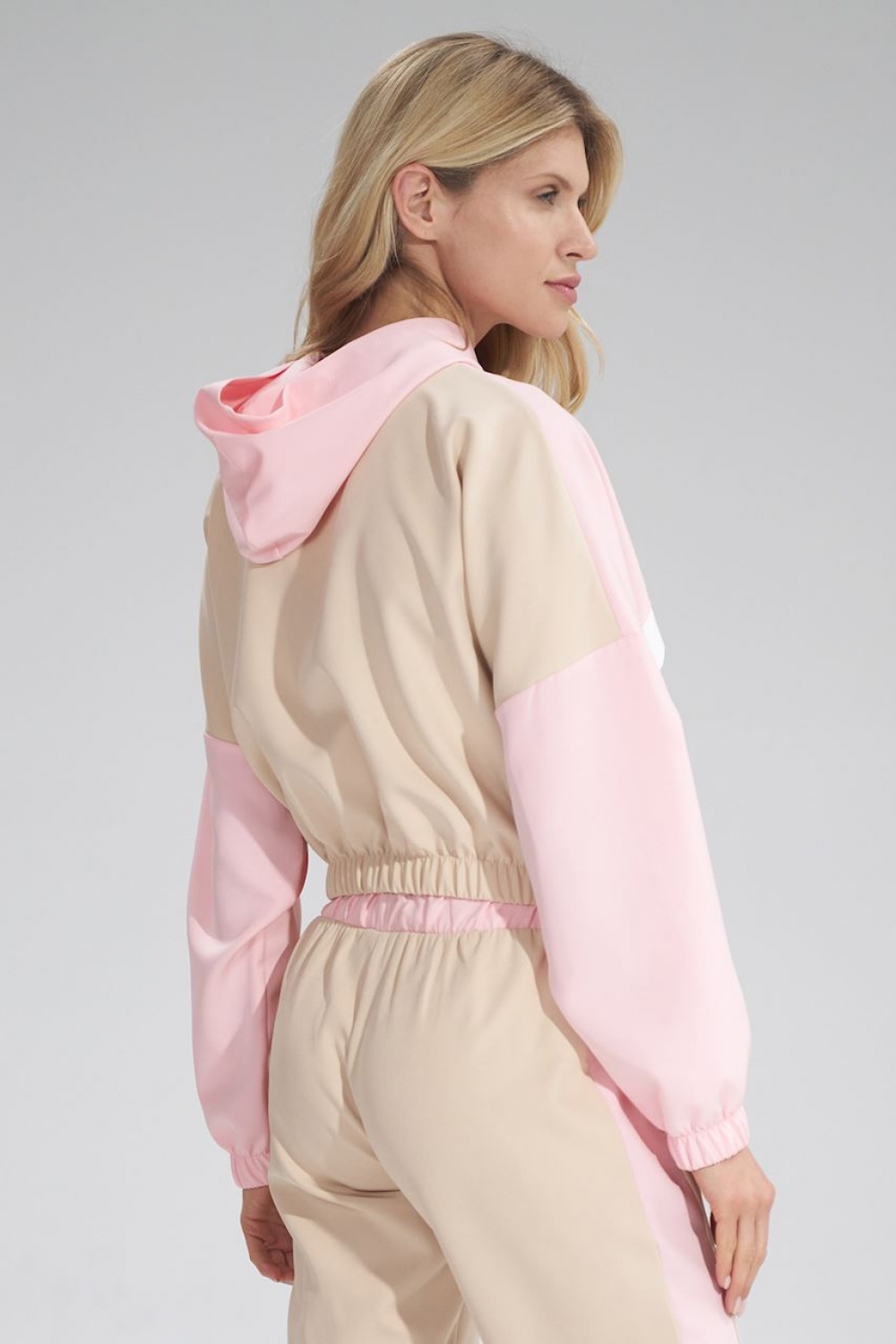 Bluza Damska Model M757 Beige/Pink - Figl154680 - Wielokolorowy - obrazek 3