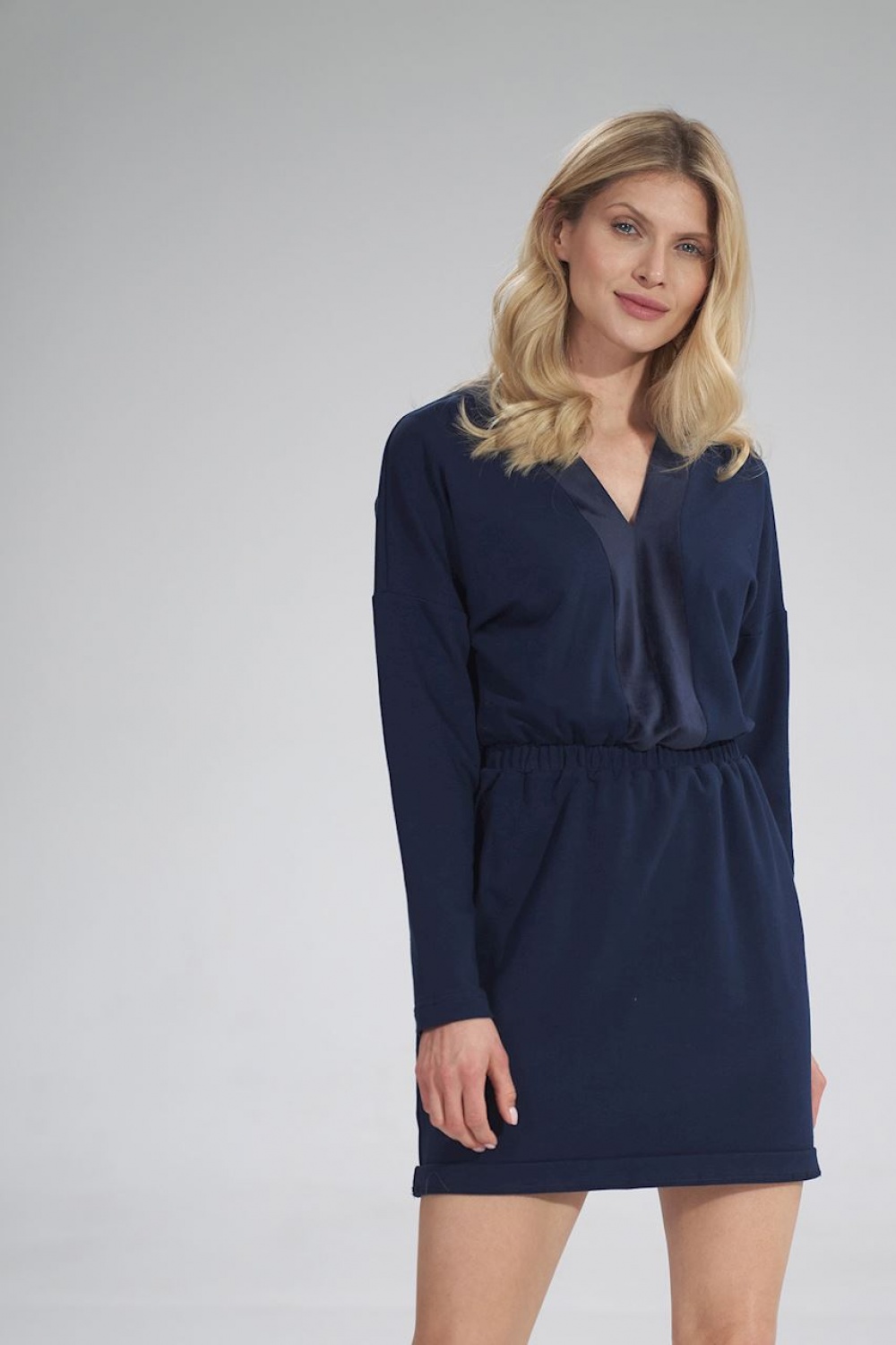 Sukienka Model M753 Navy - Figl154742 - Granatowy