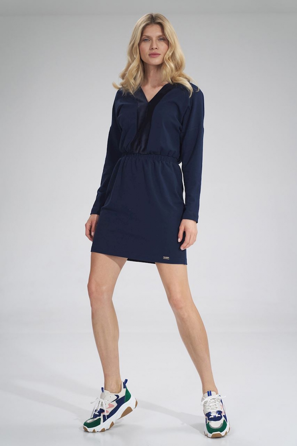 Sukienka Model M753 Navy - Figl154742 - Granatowy - obrazek 2