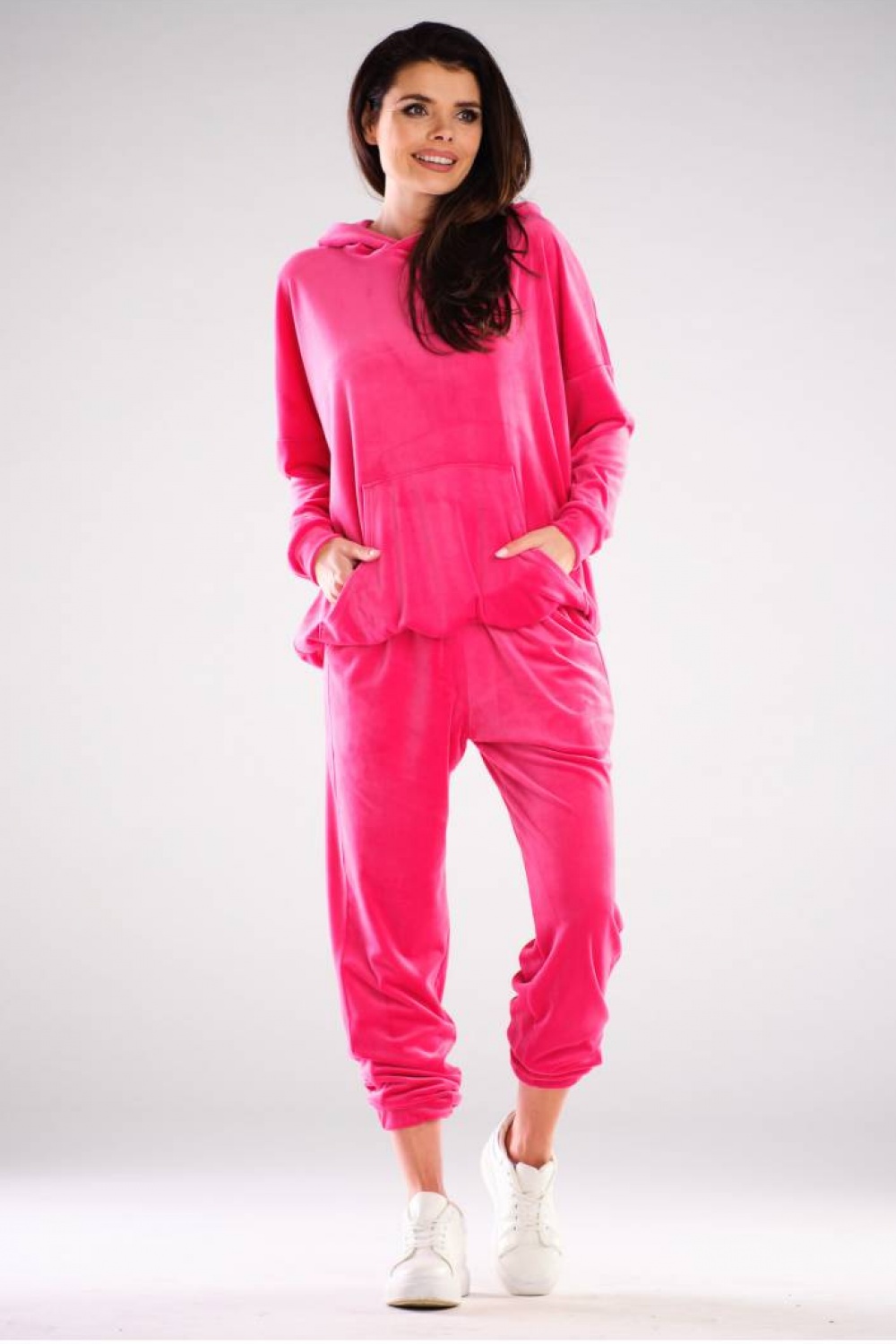 Bluza Damska Model A420 Pink - awama154782 - Różowy - obrazek 2