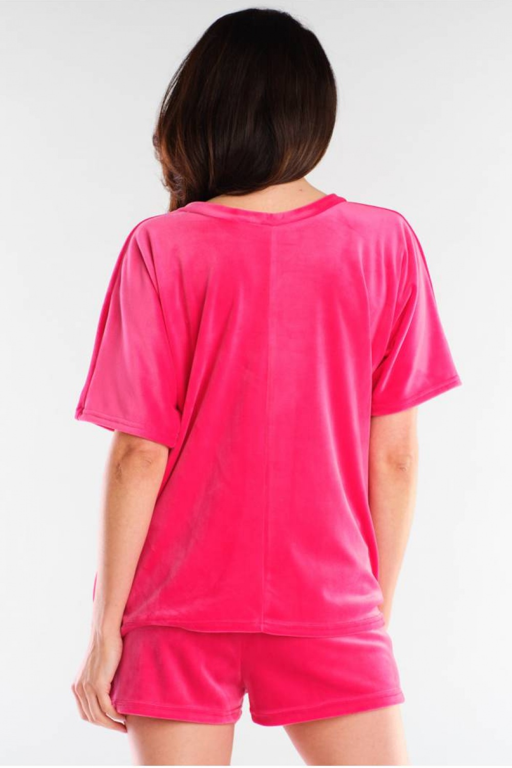 Szorty Damskie Model A418 Pink - awama154792 - Różowy - obrazek 3