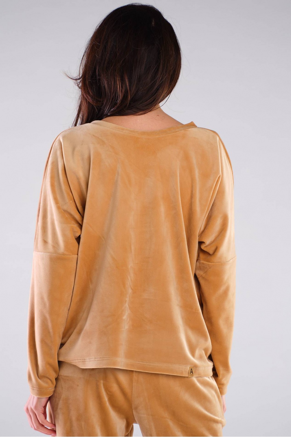 Bluzka Damska Model A417 Beige - awama155457 - Beżowy - obrazek 3