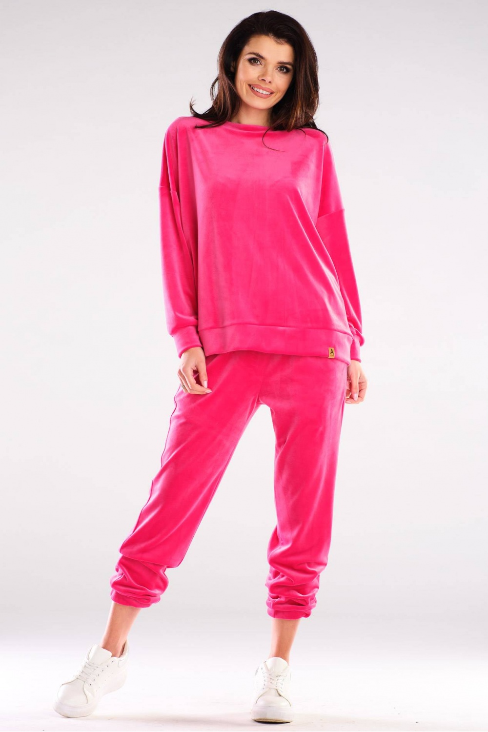 Bluza Damska Model A410 Pink - awama155475 - Różowy - obrazek 2