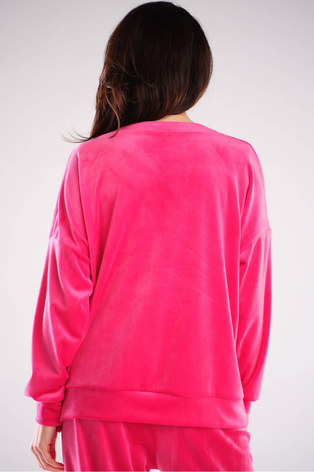 Bluza Damska Model A410 Pink - awama155475 - Różowy - obrazek 3