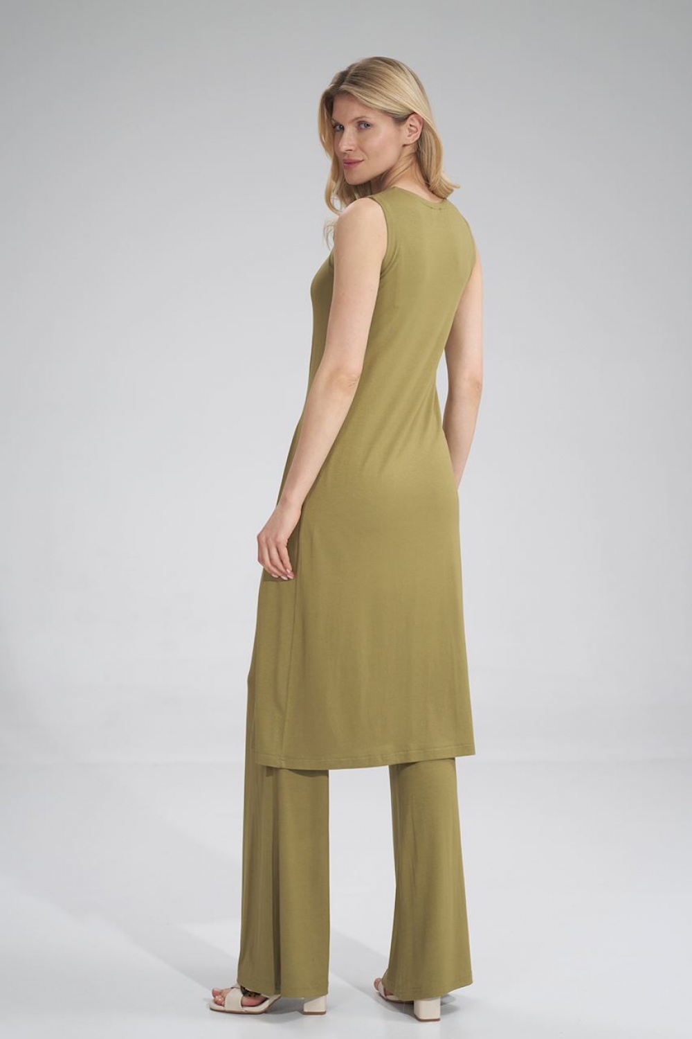 Tunika Model M780 Light Oliwka - Figl155916 - Zielony - obrazek 2
