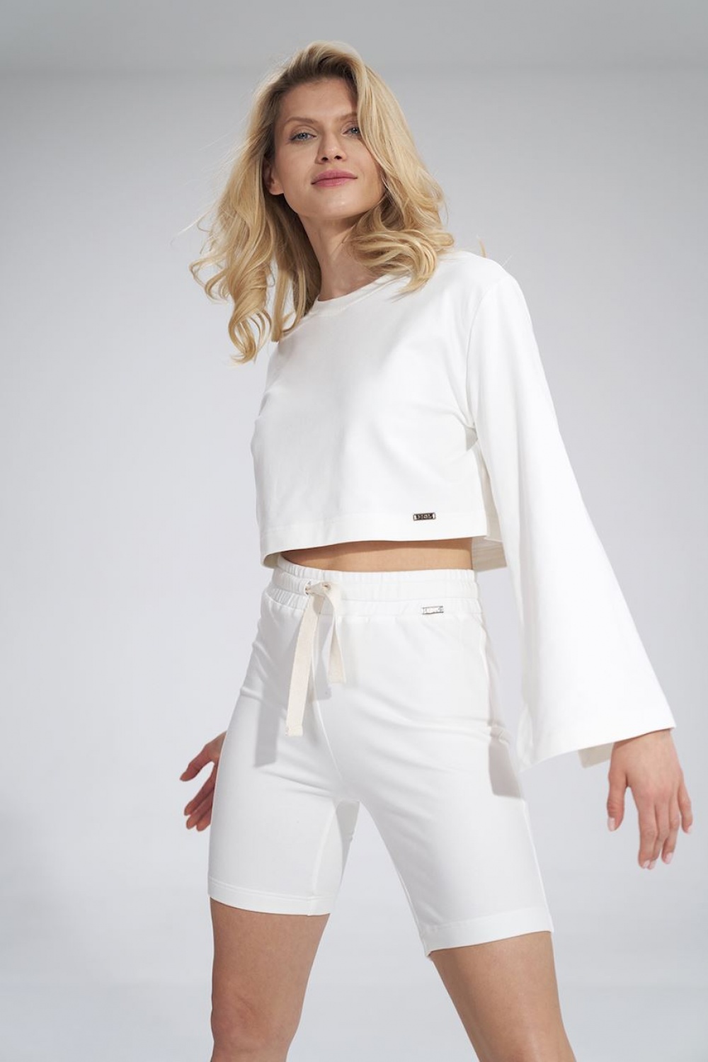 Bluza Damska Model M774 Ecru - Figl155954 - Beżowy - obrazek 4