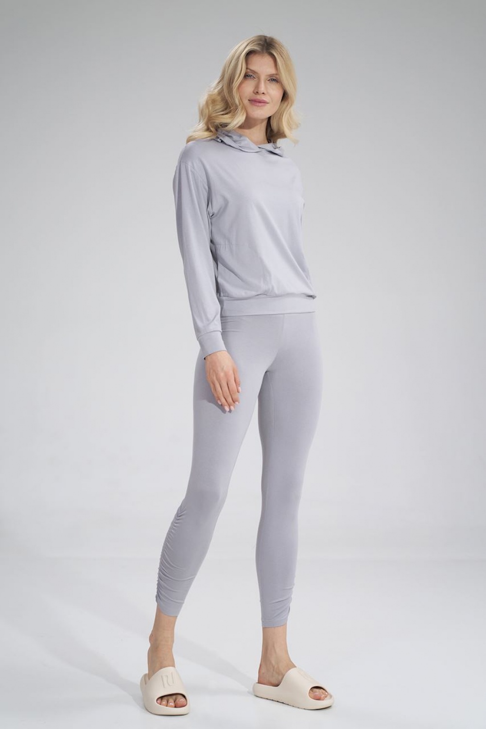 Legginsy Model M773 Light Grey - Figl155963 - Szary