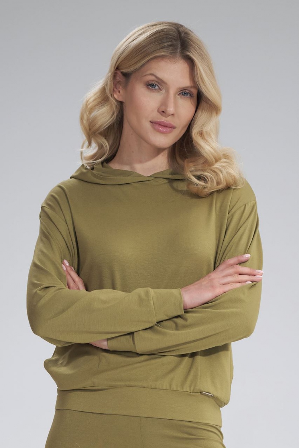 Bluza Damska Model M770 Light Oliwka - Figl155980 - Zielony