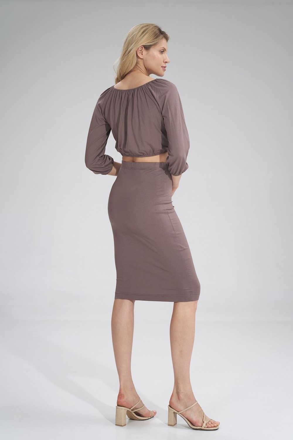 Bluzka Model M781 Brown - Figl156127 - Brązowy - obrazek 4
