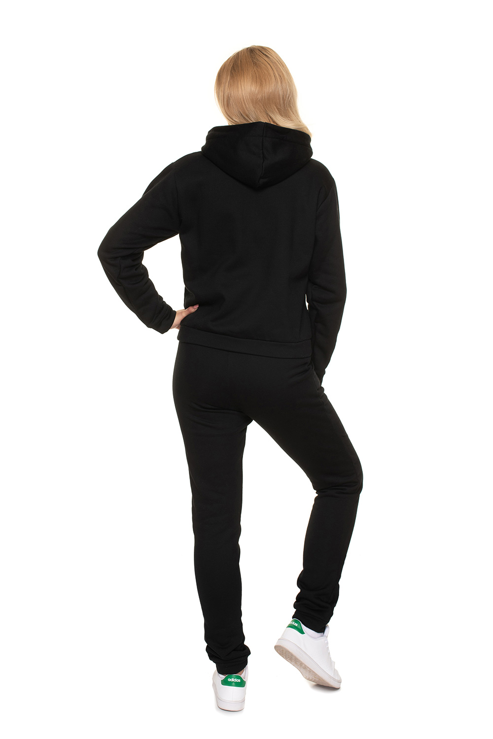 Spodnie Dres Damski Model 0196 Black - PeeKaBoo156907 - Czarny - obrazek 2