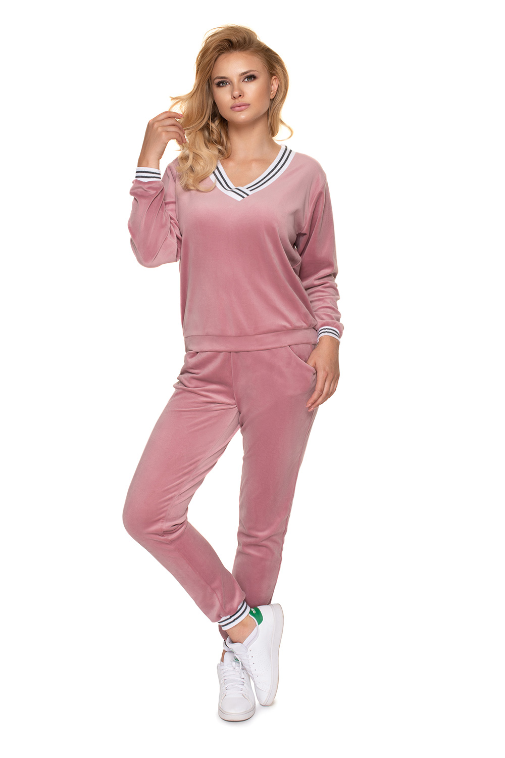 Spodnie Dres Damski Model 0194 Pink - PeeKaBoo156909 - Różowy