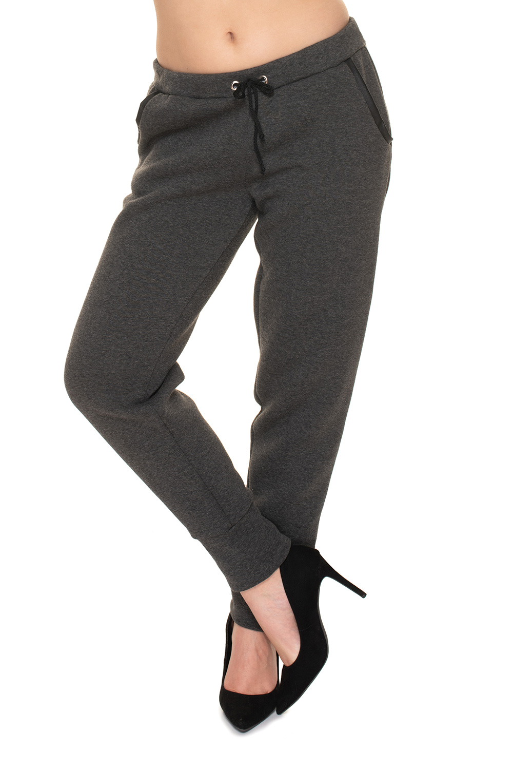 Spodnie Dresowe Model 0195 Grafit - PeeKaBoo156911 - Szary