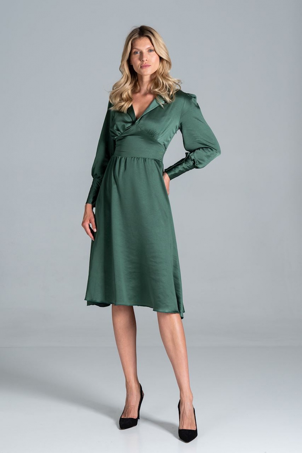 Sukienka Model M825 Green - Figl157515 - Zielony - obrazek 2