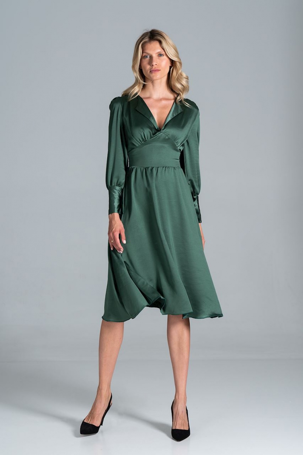 Sukienka Model M825 Green - Figl157515 - Zielony - obrazek 4