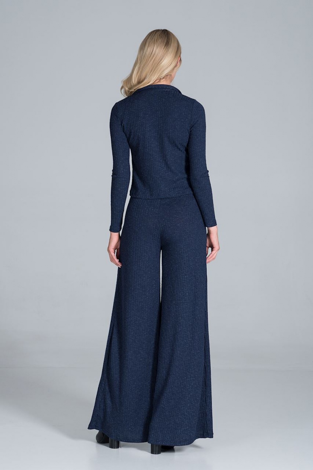 Bluzka Model M823 Navy - Figl157525 - Granatowy - obrazek 3
