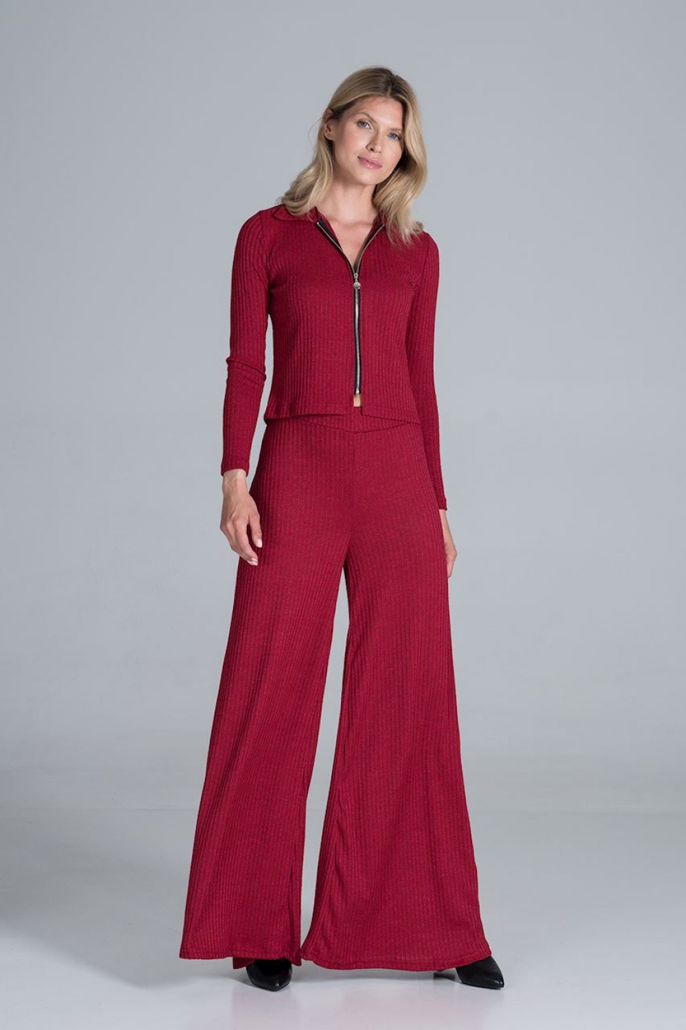 Spodnie Damskie Model M820 Red - Figl157536 - Czerwony - obrazek 2
