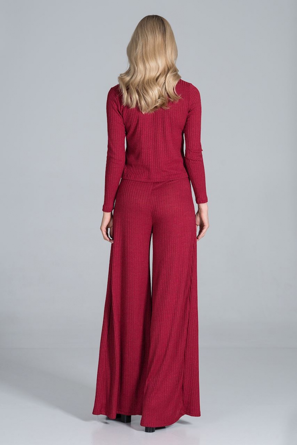 Spodnie Damskie Model M820 Red - Figl157536 - Czerwony - obrazek 3