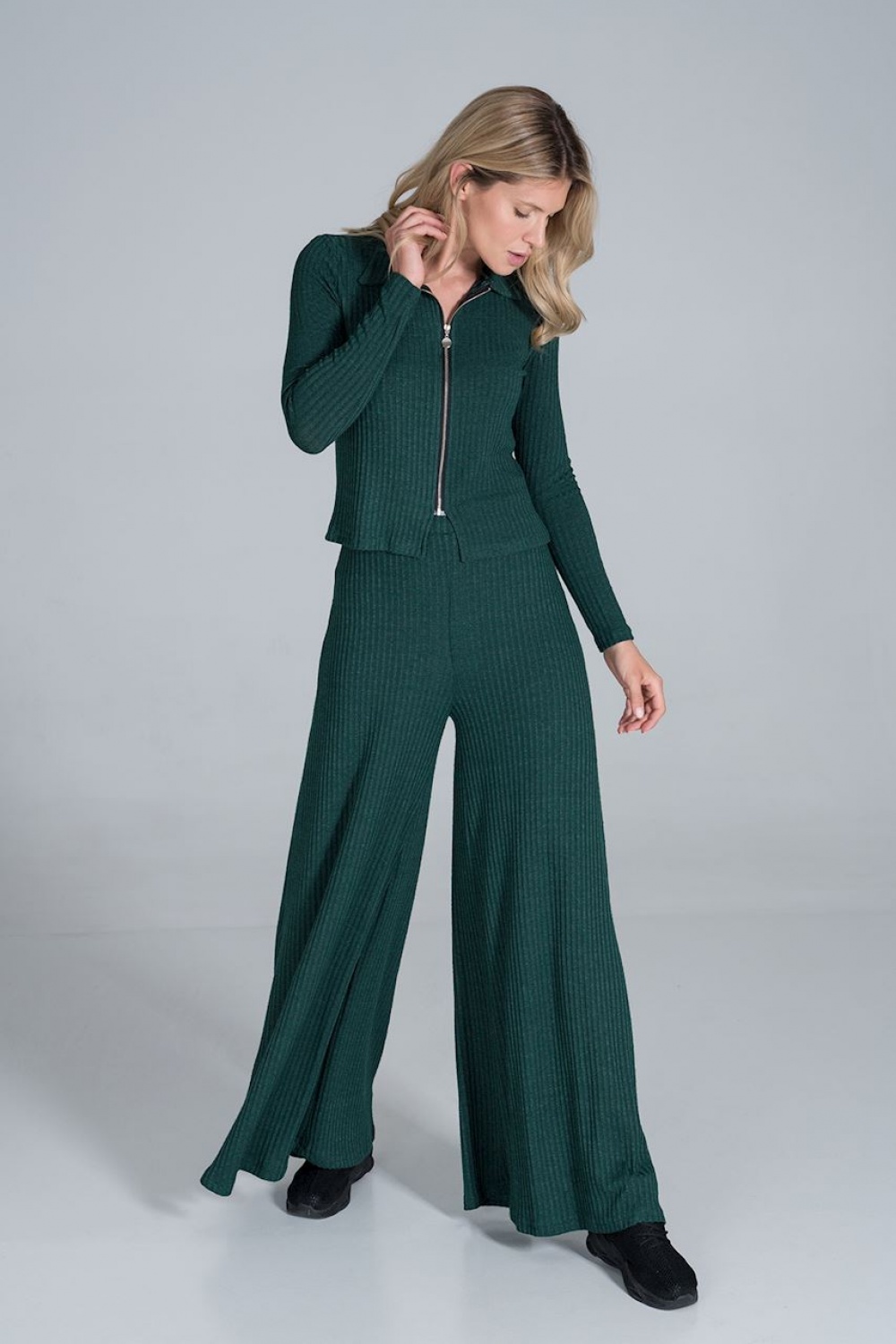 Spodnie Damskie Model M820 Green - Figl157538 - Zielony - obrazek 2