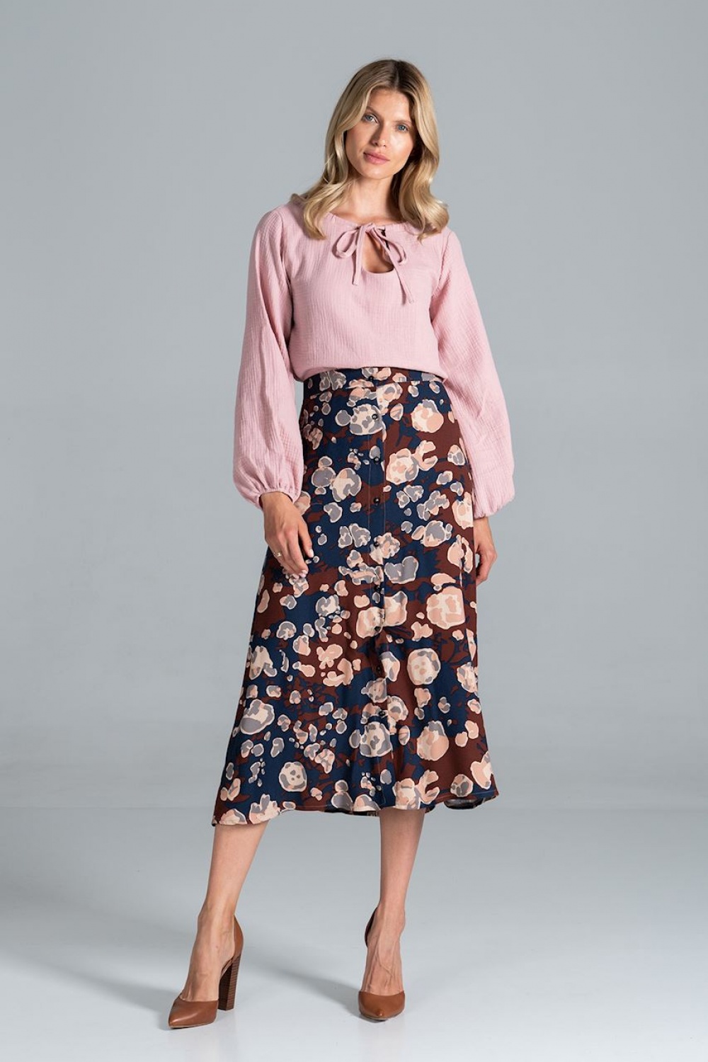 Bluzka Model M818 Pink - Figl157548 - Różowy - obrazek 2