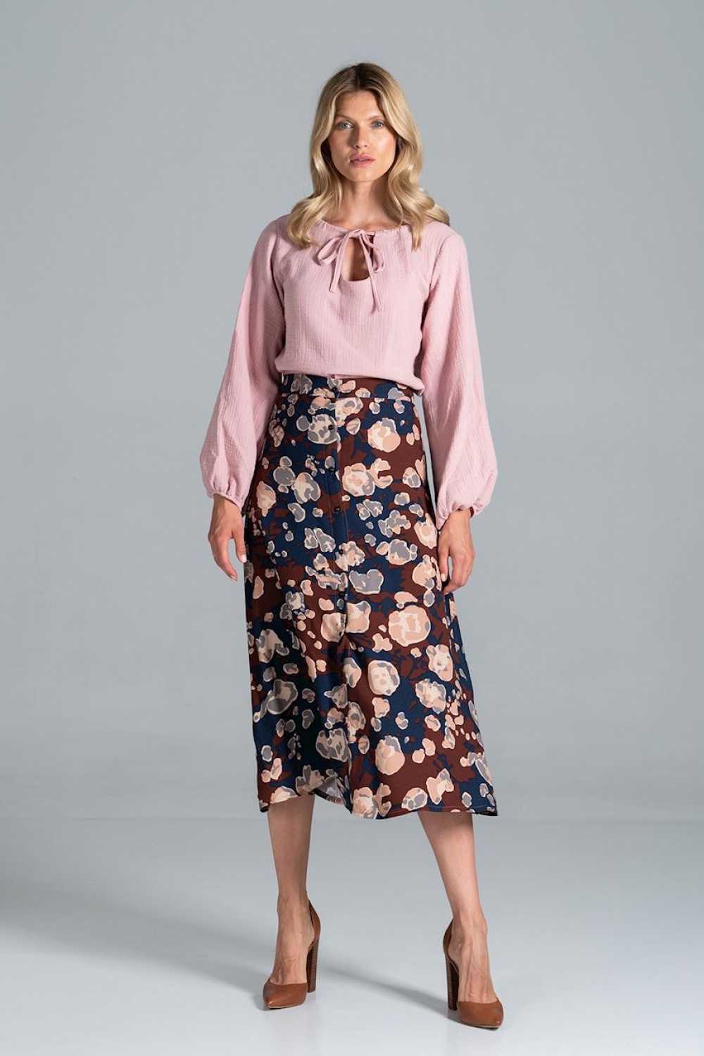 Bluzka Model M818 Pink - Figl157548 - Różowy - obrazek 4
